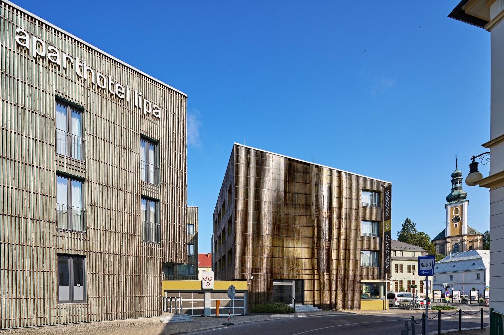 Aparthotel Lipa Krásná Lípa Esterno foto